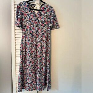Barbour  Women's Willowherb Floral Dress Size US 6 Brand New!!